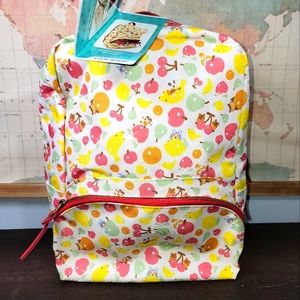 BRAND NEW AnimalCrossing FruitPattern: Mini Bookbag Purse Bag Nintendo Switch